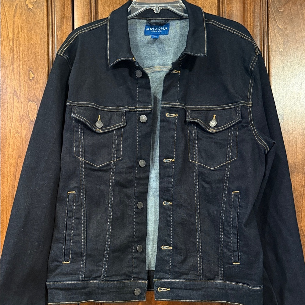 Arizona Jean Company Men's Dark Denim Jacket